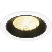 SLV Inbouwspot Numinos L wit/zwart 3000K - 20gr