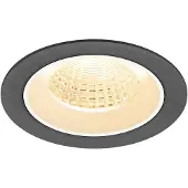 SLV Inbouwspot Numinos M zwart/wit 2700K - 55gr