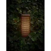 Nordlux Sokkellamp buiten Sidara, dimbaar, bruin / roest, Aluminium, Modern, Sokkellamp