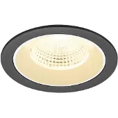 SLV Inbouwspot Numinos L zwart/wit 3000K - 55gr