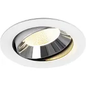 SLV Inbouwspot Numinos Move XL wit/chroom 3000K - 20gr