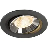 SLV Inbouwspot Numinos Move L zwart/chroom 2700K - 20gr