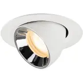 SLV Inbouwspot Numinos Gimble XS wit/chroom 2700K - 55gr