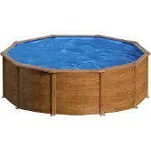Gre Zwembad pacific - stalenwand - rond 460x120 cm