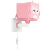 DALBER Wand Nachtlampje Pink Owl
