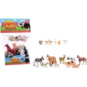 Johntoy Boerderijdieren - 20 stuks in zak - Dieren speelgoed