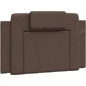 vidaXL Hoofdbordkussen "Viana" 80 cm kunstleer bruin