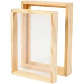 Creativ Company Grenen Papiermal met Dubbel Frame A5