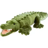 Wild republic Jumbo Cuddlekins Crocodile Teddy 76 Cm Groen Kinderen