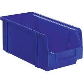 LA-KA-PE Magazijnbak | L350/300xB200xH200 mm | PS blauw | 10 stuks - LK2A BLAU LK2A BLAU