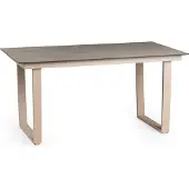 Tierra Outdoor 4-zits Eettafel Liv Beige 150 X 90 X 74 Cm