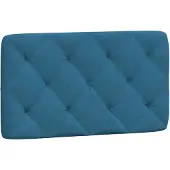 vidaXL Hoofdbordkussen 80 cm fluweel blauw