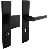 Intersteel Veiligheidsbeslag SKG3 voordeur PC55mm met kerntrekbeveiliging - aluminium/zwart