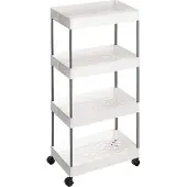 Songmics Ruimtebesparend keukenrek, Wit / 40 x 22 x 88 cm