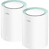 Cudy M1300 2-PACK mesh-wifi-systeem Dual-band (2.4 GHz / 5 GHz) Wi-Fi 5 (802.11ac) Wit 1 Intern