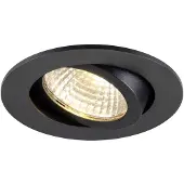 SLV Inbouwspot New Tria 68 Airtight 3000k Zwart