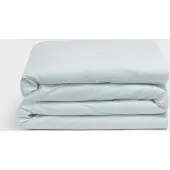 Yumeko Kinderdekbedovertrek Gewassen Percal Katoen 100x135 Blauw - Eco, Bio & Fairtrade