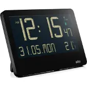Braun - BC14B-DCF - Wandklok - digitaal - met radioontvangst - zwart