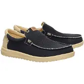 HeyDude Instapper Men Mikka Braided Black / Boulder Tan-Schoenmaat 42