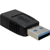 DeLOCK USB adapter omvormer - USB A connector naar USB A stekker