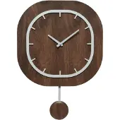 Décoris Klok mdf W40-H56cm bruin bruin MDF Klok