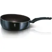 Berlinger Haus WOK FLIP Koekenpan 26cm BERLINGER HAUS BH-1881, Pan + steelpan, Zwart