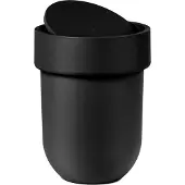 Umbra Touch afvalemmer 19x19x30cm Polyester Zwart 023269-040