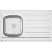Syfax Gootsteen met afvoerset 1000x600x155 mm roestvrij staal zilver