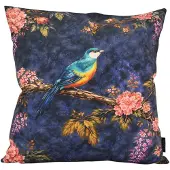 NOVÉE Midnight Blossom Birds #1 Kussenhoes | 45 x 45 cm | Katoen/Polyester
