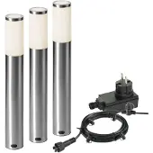 Gardenlights Staande Tuinlamp 12V | Lunia set | 1W 90Lm 3000K\6000K | IP44
