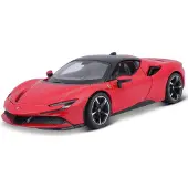 Bburago Ferrari Sf90 Stradale 1:24 Car Rood Kinderen