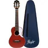 Flight Iris Concert Ukulele - Red -