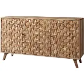 Wohnling Dressoir REWA acaciahout bruin 140 cm
