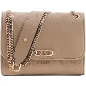 GUESS Anise Convertible Xbody Flap dark taupe logo damestas