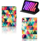 B2Ctelecom iPad Mini 6 (2021) Tablet Hoes Geruit