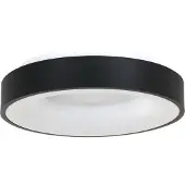 Steinhauer Plafondlamp Ringlede zwart 48 cm