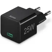 Hama 25W Oplader - USB-C PD - mini - Zwart