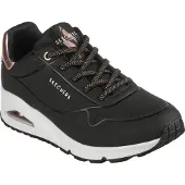 SKECHERS Sneakers laag 'Uno' rose-goud / zwart