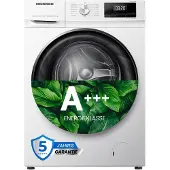 Heinner HWDM-H8514A Compact Was-droogcombinatie - 8 kg Wassen / 5 kg Drogen - 1400 tpm - Energieklasse A - Stoomfunctie - Inverter Motor - LED Display - Wit - 5 Jaar Garantie