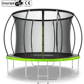 Zipro Jump Pro Premium - Trampoline met veiligheidsnet - Ø312cm 10FT - Voor kinderen - Inclusief Ladder - max. 150 kg - UV-bestendig