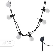 Lumisky Milky LED Kransverlichting voor Feesten - 5,7m - 10 Lampen