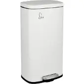 SVITA TQ30 afvalemmer 30L pedaalemmer afvalemmer softclose deksel wit
