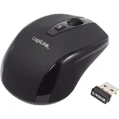 Logilink 2.4 GHz Draadloze Reismuis Micro Zwart (ID0031)