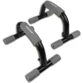 Tunturi Opdruksteunen - Parallettes -Push-up Bar - Push-up Steun - Metaal - Zwart
