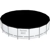 Bestway Zwembadafdekhoes Flowclear Rond Grijs D 555 H 5 Cm