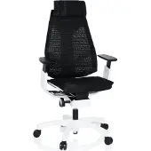 Hjh OFFICE GENIDIA PRO WHITE - High end bureaustoel Zwart