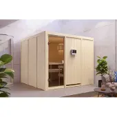 Karibu | Arvika Sauna | Kachel 9 kW Geïntegreerde Bediening