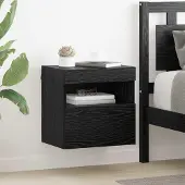 Prolenta Maison Exclusive - TV-wandplanken, 2 stuks, zwart, eikenlook, houtvezel