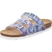 Rohde Muiltjes 'Pantolette Damen 5620/55 Echtleder in blau' blauw