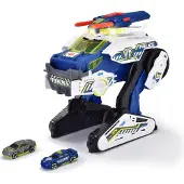 Dickie Toys - Politievoertuig Police Bot (35 cm) - futuristische politieauto (groot) met transformatiefunctie en andere functies, speelgoed met licht en geluid voor kinderen vanaf 3 jaar